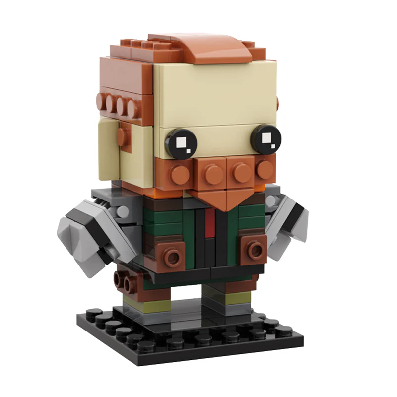 GOBRICKS MOC 121088 VALORANT Breach Brickheadz - YWOBB