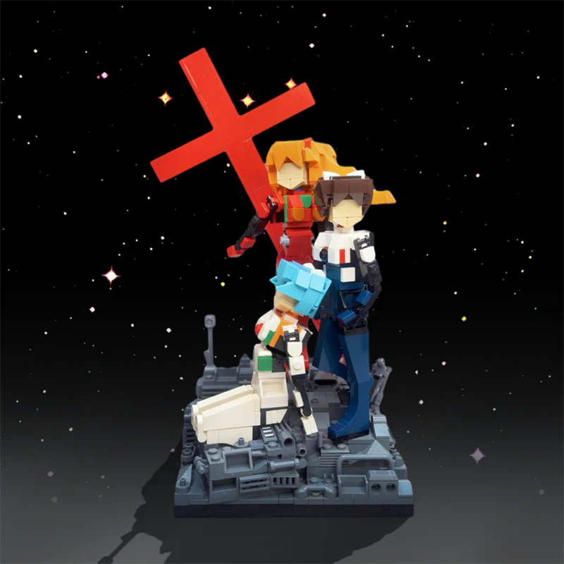 GOBRICKS MOC 150218 Evangelion Pilots Diorama - YWOBB