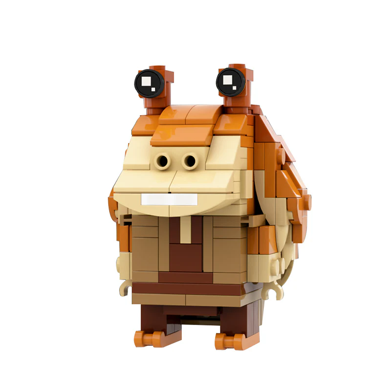 GOBRICKS MOC 86000 Jar Jar Binks BrickHeadz - YWOBB