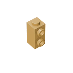 GOBRICKS GDS-1485  Modified 1 x 1 x 1 2/3 with Studs on 1 Side - YWOBB