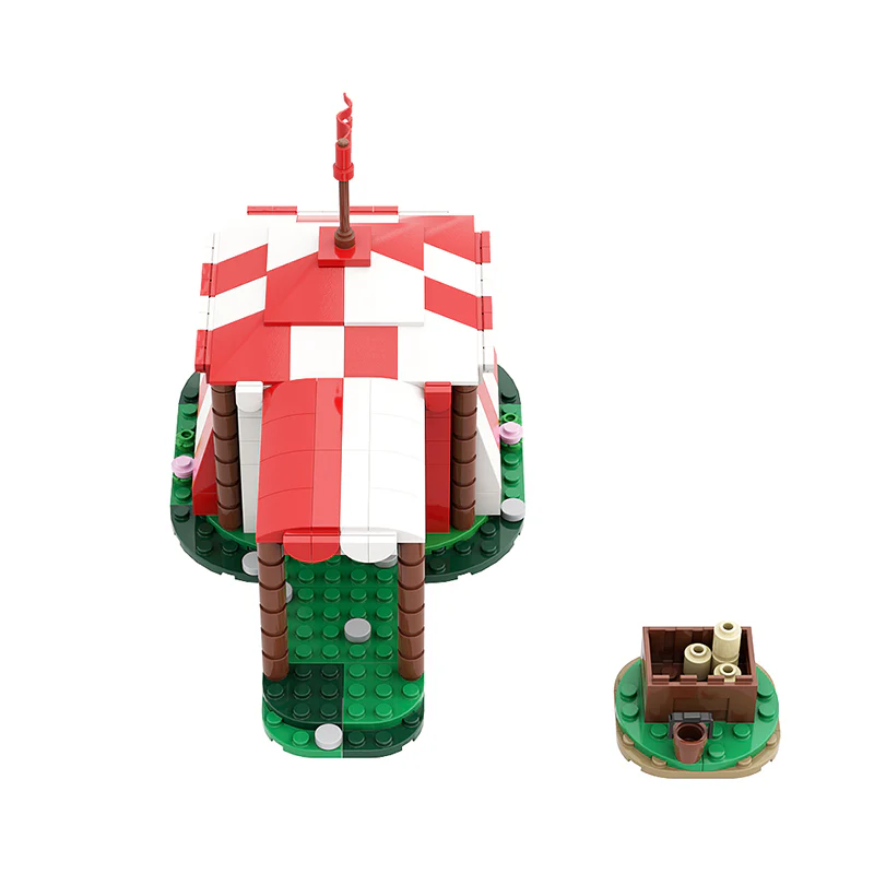 GOBRICKS MOC 82398 Knights Tent - YWOBB