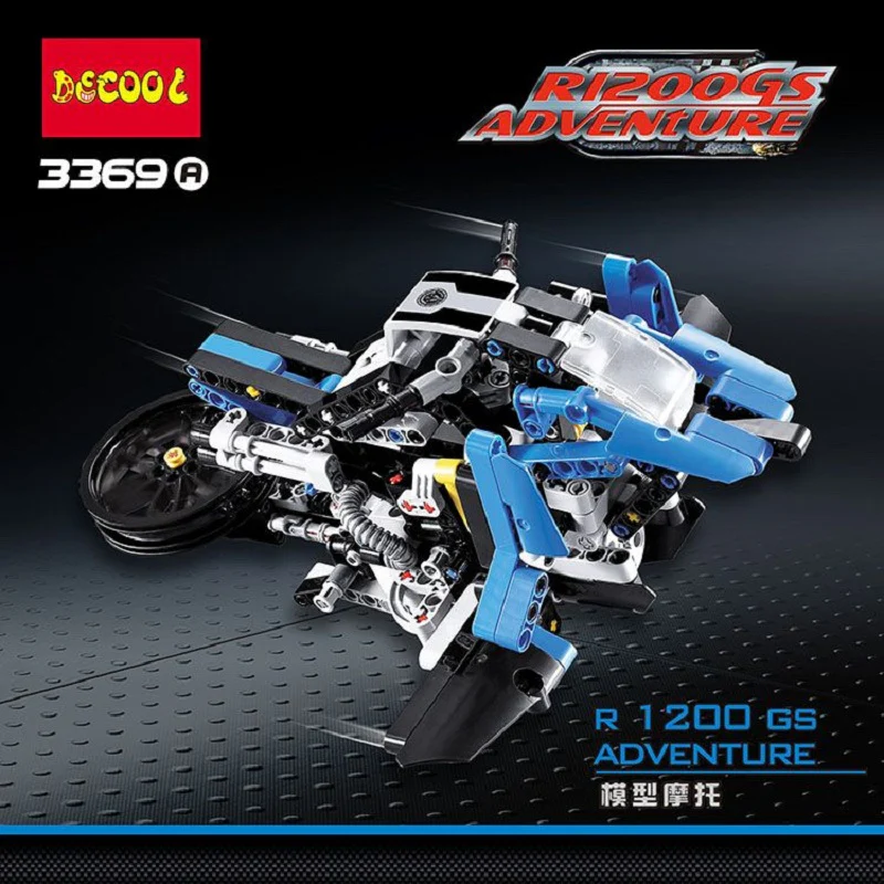 DECOOL 3369 A/B 2 In 1 The BAMW Off-road Motorcycles R1200 GS - YWOBB
