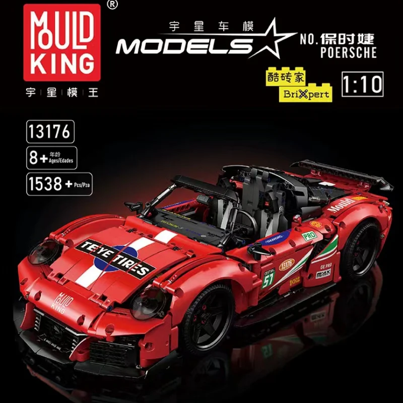 Mould King 13176 Porsche 911 OVP EU Warehouse Version - YWOBB