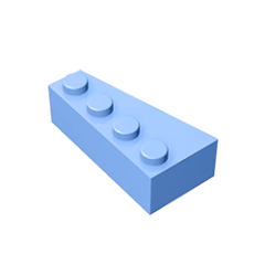 GOBRICKS GDS-593 Wedge 4 x 2 Right - YWOBB