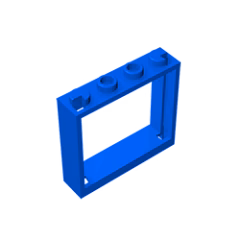 GOBRICKS GDS-780 Window 1 x 4 x 3 - No Shutter Tabs - YWOBB