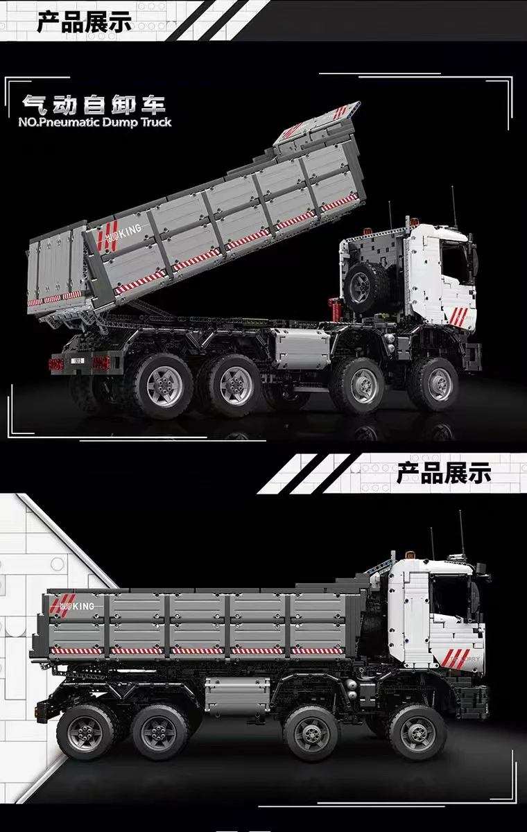 Mould King 19013 RC Pneumatic Dump Truck OVP US Warehouse Version - YWOBB