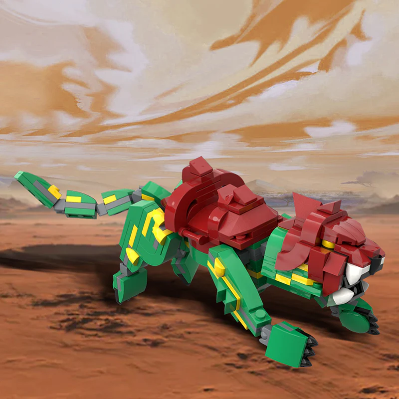 GOBRICKS MOC 18002 Masters of The Universe (He-Man) Battle Cat & Panthor - YWOBB