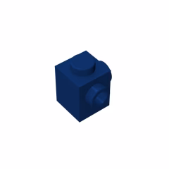 GOBRICKS GDS-1046 Modified 1 x 1 with Studs on 2 Sides, Adjacent - YWOBB