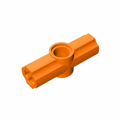 GOBRICKS GDS-917 Axle and Pin Connector Angled #2 - 180 degrees - YWOBB