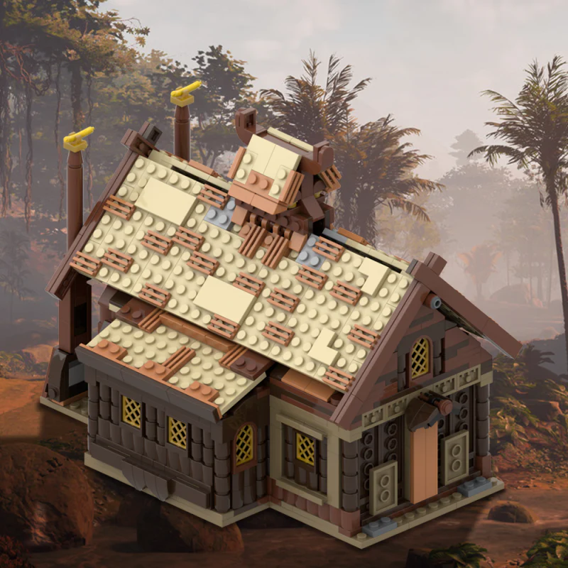 GOBRICKS MOC 186205 Meduseld from Lord of The Rings - YWOBB