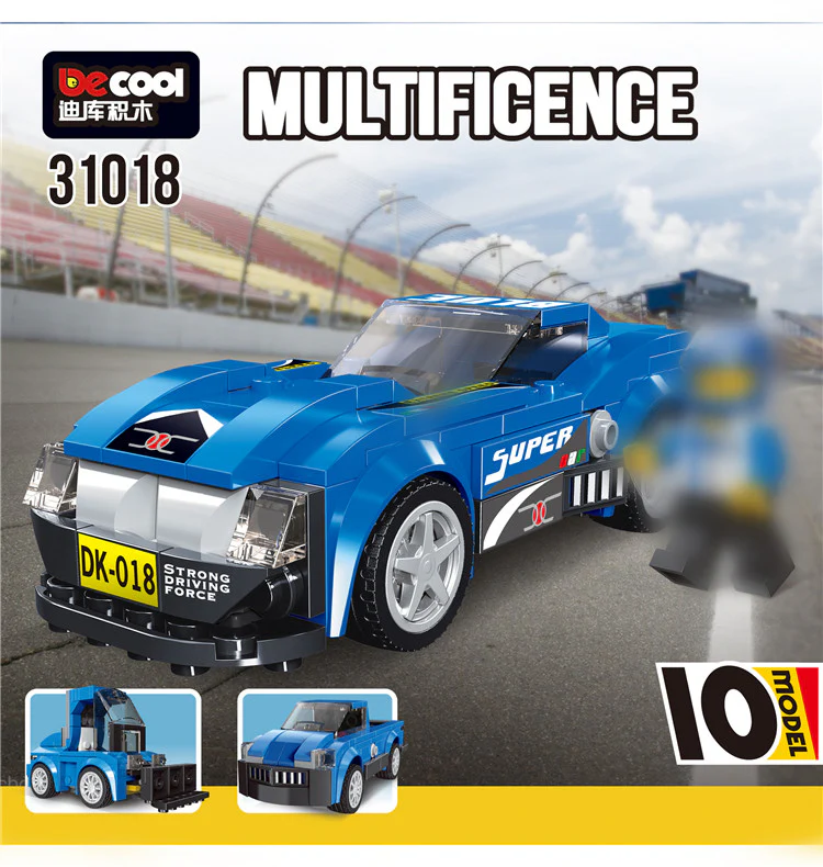 DECOOL 31018 Mini Racing Cars - YWOBB