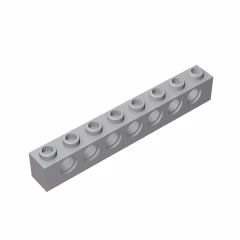 GOBRICKS GDS-627  Brick 1 x 8 with Holes - YWOBB