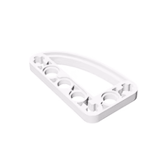 GOBRICKS GDS-970 Liftarm 3 x 5 L-Shape with Quarter Ellipse Thin - YWOBB