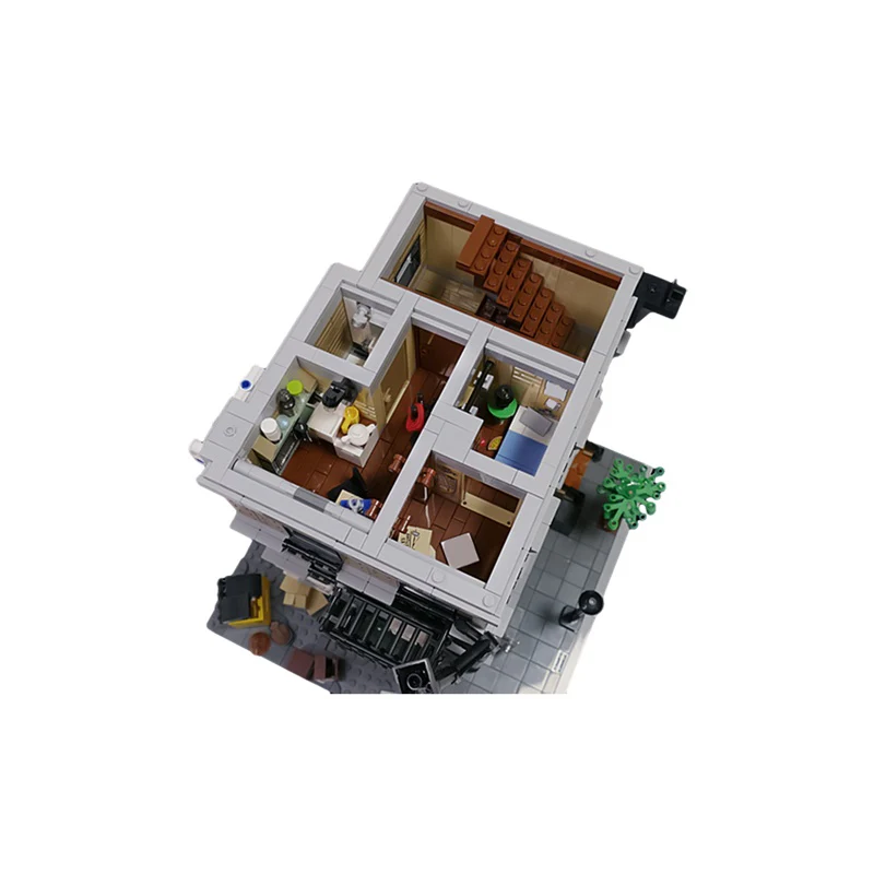 GOBRICKS MOC 162822 Peter Parker's Apartment Modular Building - YWOBB