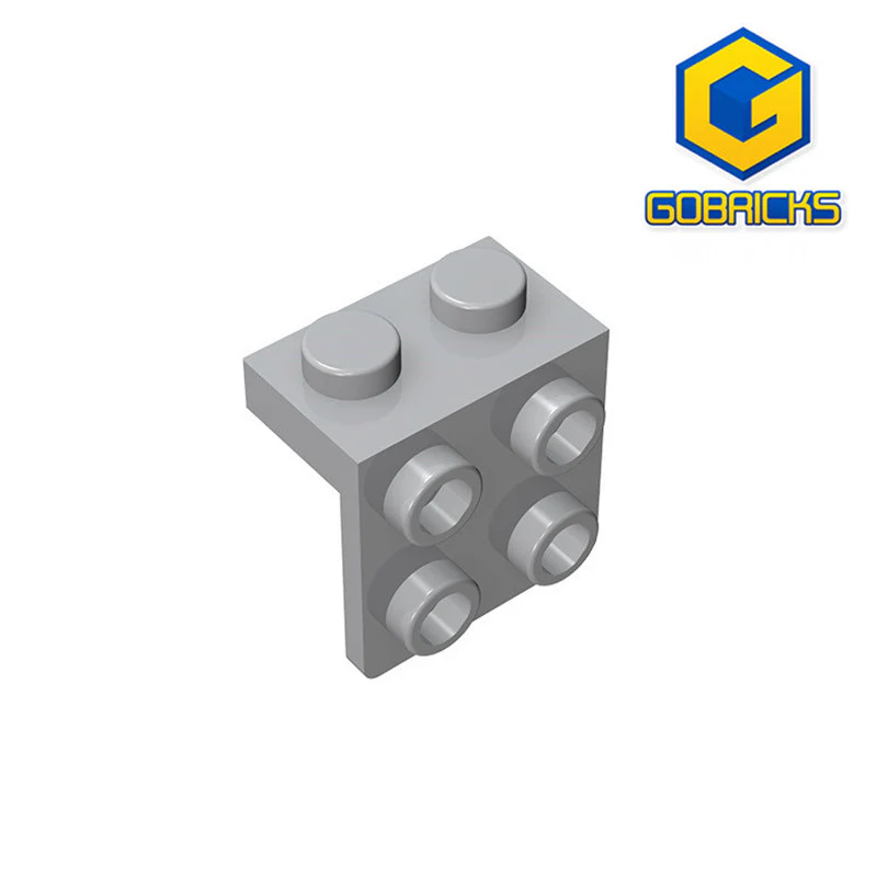 GOBRICKS GDS-641 Bracket 1 x 2 - 2 x 2 - YWOBB