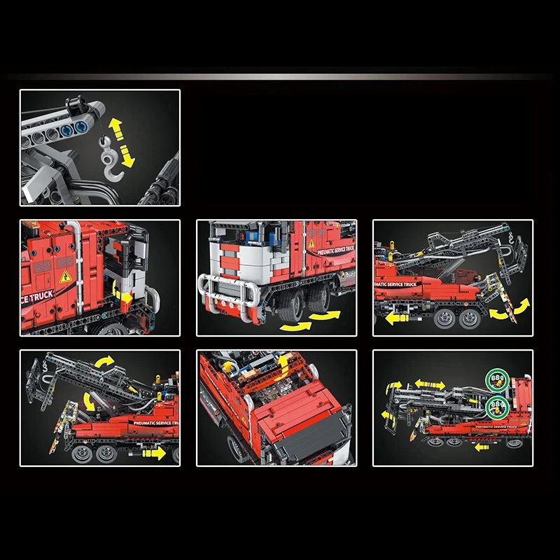 Mould King 19001 Pneumatic Service Truck - YWOBB