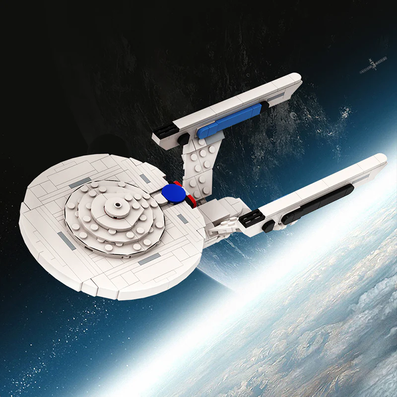 GOBRICKS MOC 105147 Star Trek Enterprise 1701-A - YWOBB