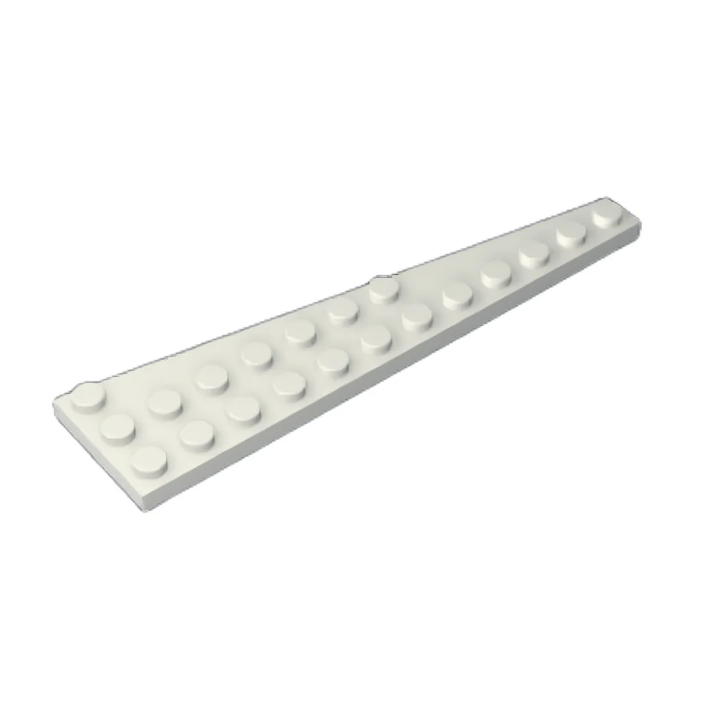 GOBRICKS GDS-707  Plate 12 x 3 Right - YWOBB