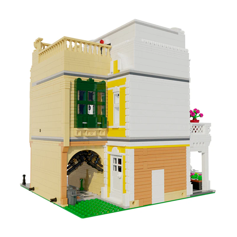 GOBRICKS MOC 122357 Florentine Palazzo - YWOBB