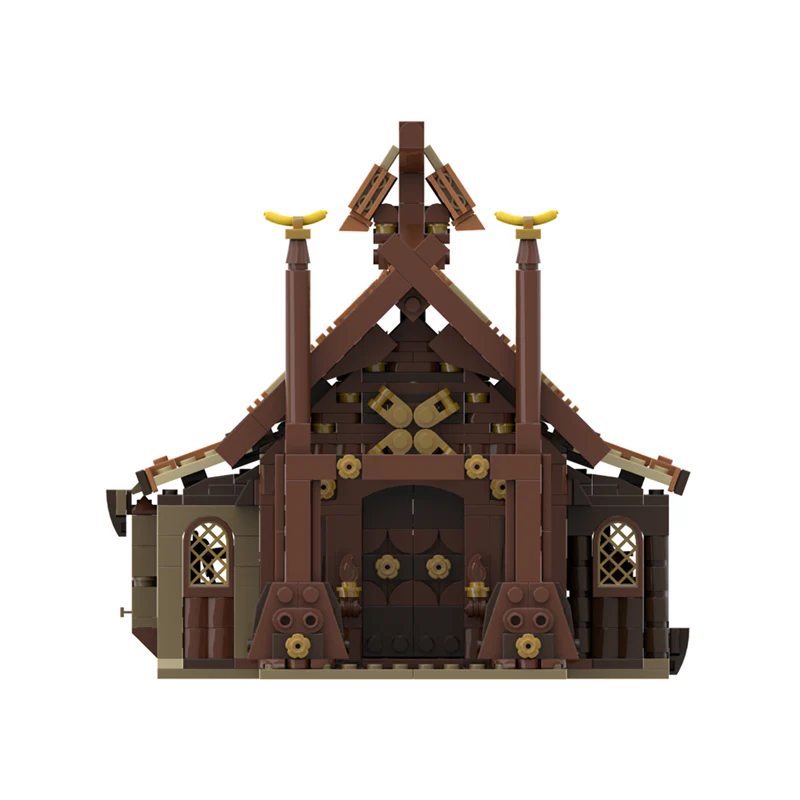 GOBRICKS MOC 186205 Meduseld from Lord of The Rings - YWOBB