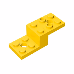 GOBRICKS GDS-713 Bracket 5 x 2 x 1 1/3 with 2 Holes - YWOBB