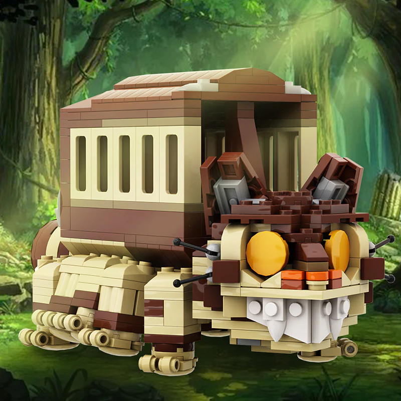 GOBRICKS MOC 142527 Totoro's Catbus - YWOBB
