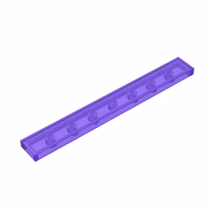 GOBRICKS GDS-565 Tile 1 x 8 - YWOBB