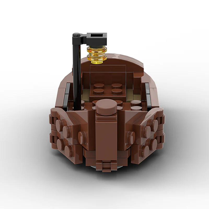 GOBRICKS MOC 56225 Rowing Boat Add on for 2bricks Boathouse MOC - YWOBB