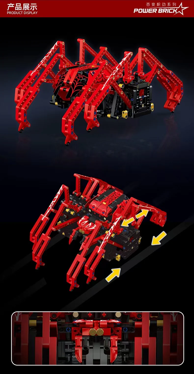 Mould King 15053 Red Spider - YWOBB