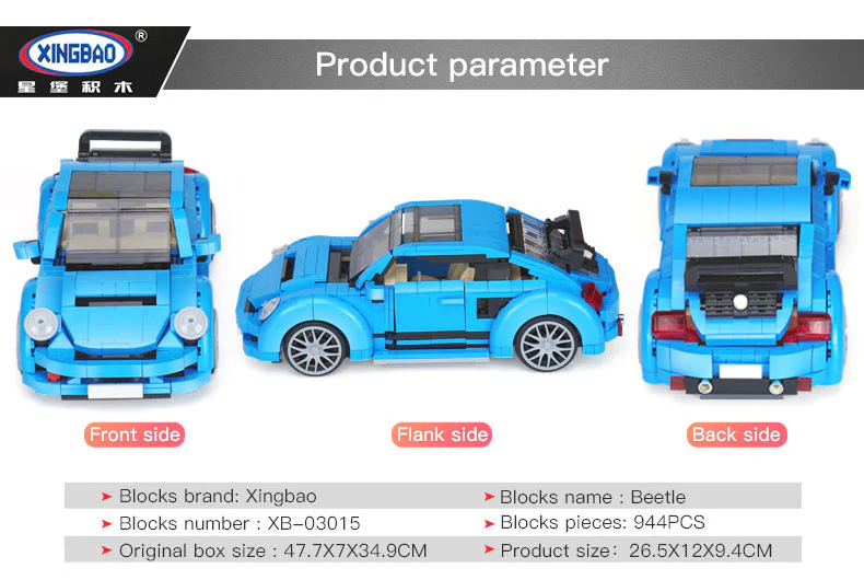 XINGBAO XB-03015 The Beetle Car - YWOBB