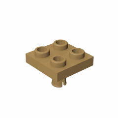 GOBRICKS GDS-902 Modified 2 x 2 with Pin on Bottom - YWOBB