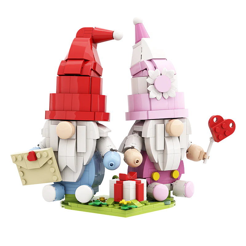GOBRICKS MOC A0345 Valentine's Day Faceless Doll - YWOBB