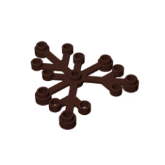 GOBRICKS GDS-1437 Plant Leaves 6 x 5 - YWOBB