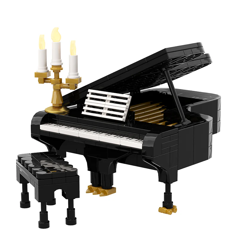 GOBRICKS MOC A0835Y02 Piano (black) - YWOBB