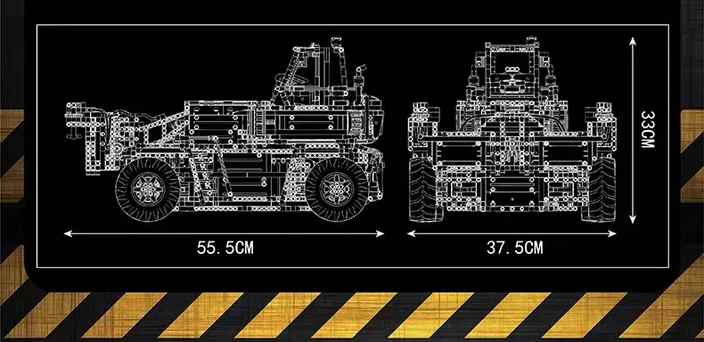 Mould King 17029 Container Truck - YWOBB