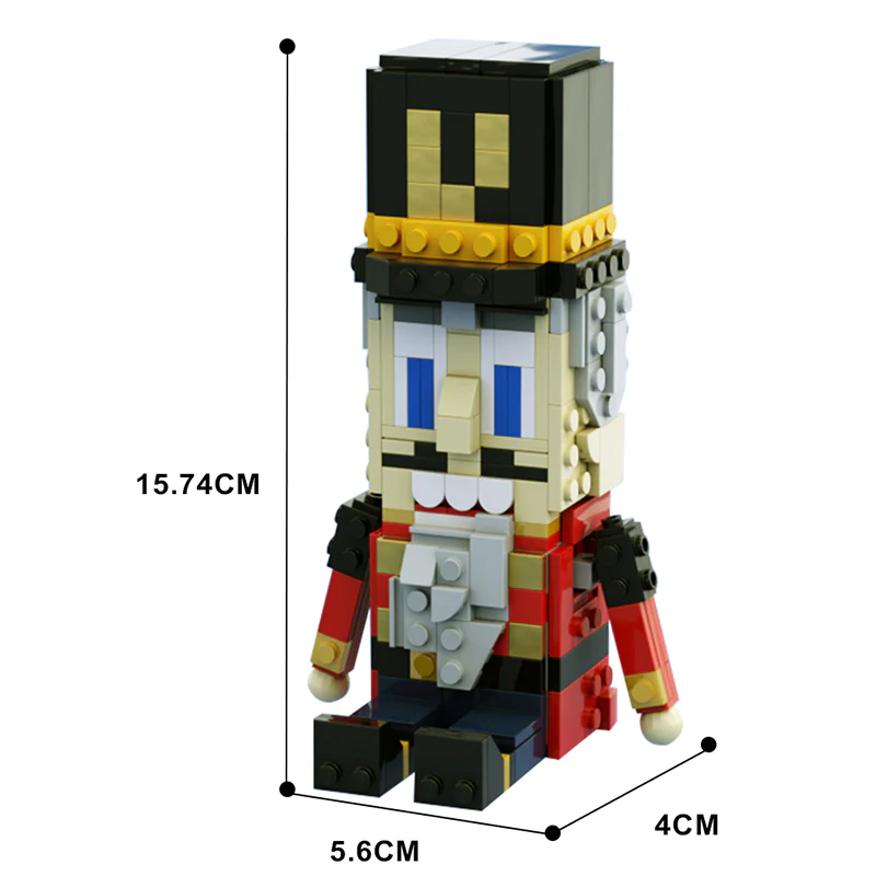 GOBRICKS MOC 131630 Holiday Figures- Nutcracker - YWOBB