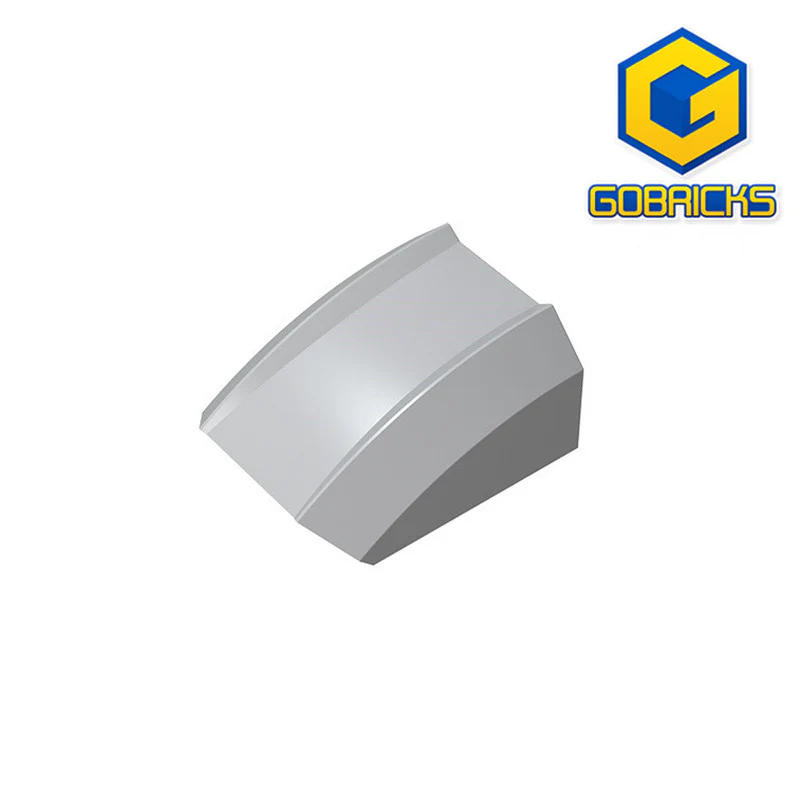 GOBRICKS GDS-1015 Curved 2 x 2 Lip - YWOBB