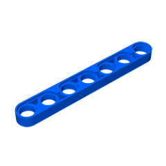 GOBRICKS GDS-695 Liftarm Thin 1 x 7 - YWOBB