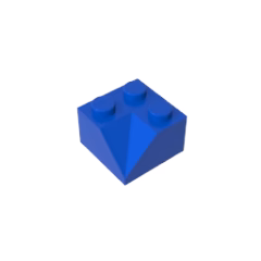 GOBRICKS GDS-721 Slope 45 2 x 2 Double Concave - YWOBB