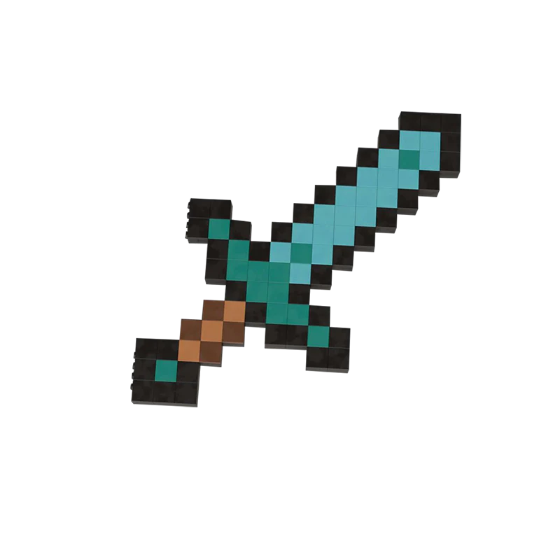 GOBRICKS MOC 131211 Diamond Sword - YWOBB