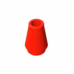 GOBRICKS GDS-606 Cone 1 x 1 without Top Groove - YWOBB