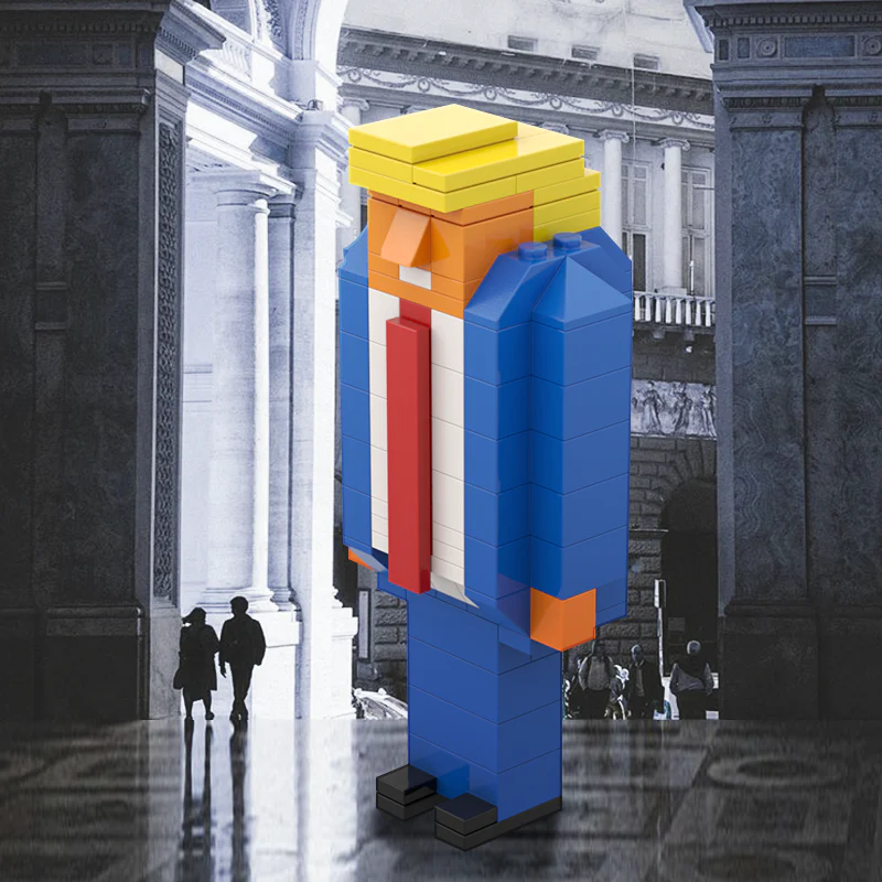 GOBRICKS MOC 185294 Donald Trump - YWOBB