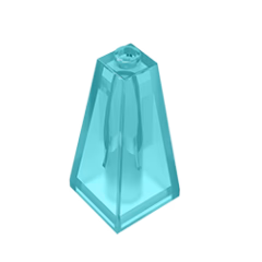 GOBRICKS GDS-733 Slope 75 2 x 2 x 3 Double Convex - YWOBB