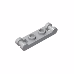 GOBRICKS GDS-734  Modified 1 x 2 with Bar Handles on Ends - Closed Ends - YWOBB