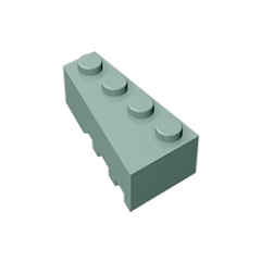 GOBRICKS GDS-592 Wedge 4 x 2 Left - YWOBB