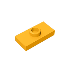 GOBRICKS GDS-803  Modified 1 x 2 with 1 Stud with Groove and Bottom Stud Holder - YWOBB
