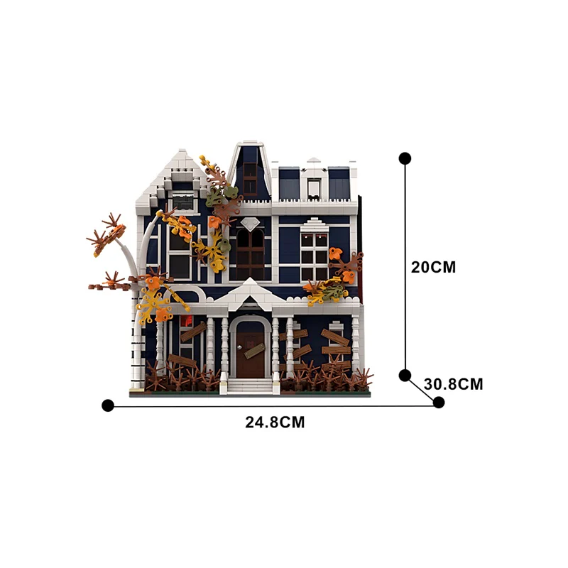 GOBRICKS MOC 127052 Victor Creel House - YWOBB
