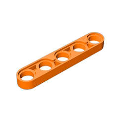 GOBRICKS GDS-693  Liftarm Thin 1 x 5 - YWOBB