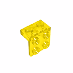 GOBRICKS GDS-641 Bracket 1 x 2 - 2 x 2 - YWOBB
