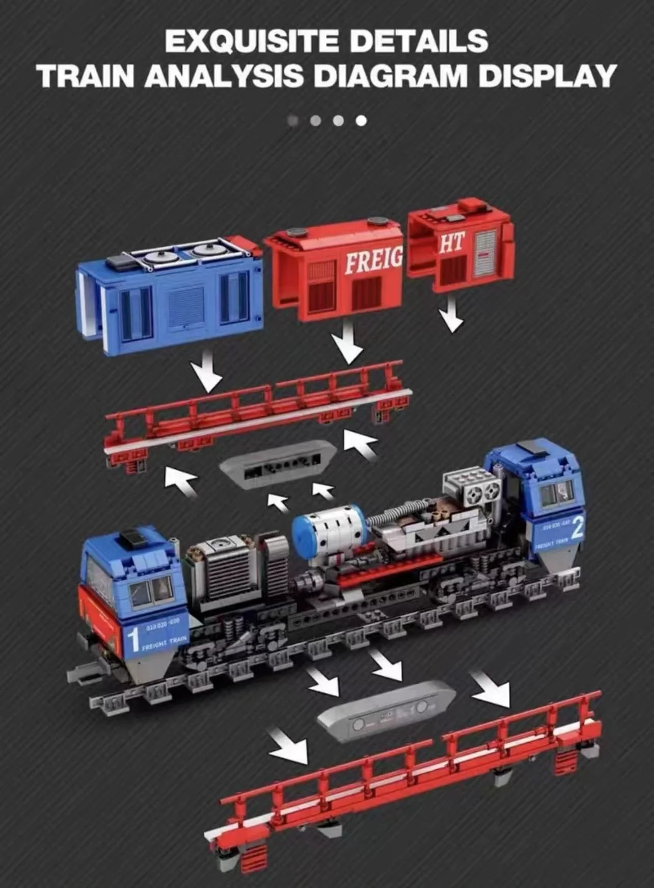 Reobrix 66021 G2000 European Freight Train - YWOBB